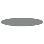 vidaXL Bâche de piscine gris clair Ø458 cm géotextile polyester