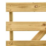 vidaXL Banc de jardin 120 cm Bois de pin imprégné