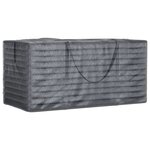 vidaXL Sacs de rangement pour coussins de jardin 2 Pièces noir