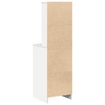 Highboard vidaXL Blanc 40x41x135 cm Bois d'ingénierie