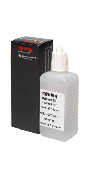 Rotring Produit de nettoyage pour stylos à encre de Chine, 100 ml