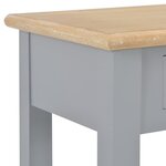 vidaXL Table console Gris 110x35x80 cm Bois