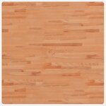 vidaXL Dessus de table 90x90x4 cm carré bois massif de hêtre