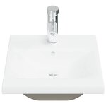 vidaXL Ensemble de meubles de salle de bain 5 Pièces chêne sonoma