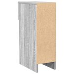 vidaXL Table de chevet avec tiroir sonoma gris 20x36x60 cm