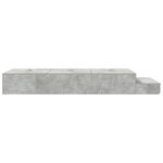 vidaXL Cadre de lit gris béton 80x200 cm