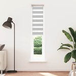 vidaXL Store zèbre gris clair largeur du tissu 35 9 cm polyester