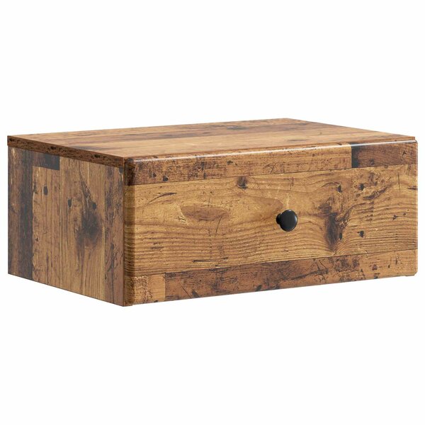 vidaXL Cabinet de chevet mural Bois ancien 49 x 34 5 x 20 cm