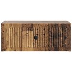vidaXL Cabinet de chevet avec tiroir Bois ancien 49 x 34 5 x 20 cm