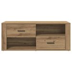 vidaXL Meuble TV Chêne artisanal 100 x 35 x 40 cm Bois d'ingénierie