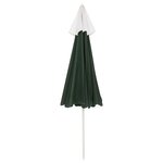 vidaXL Parasol de plage vert 240 cm