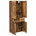 vidaXL Haut Armoire Bois Ancien 69 5 x 34 x 180 cm Bois d'ingénierie