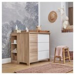 SACHA petite bibliotheque  finition chene du bocage 33x38x90cm