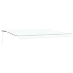 vidaXL Auvent Blanc 450 x 300 x 165 cm Polyester et métal