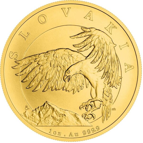 Pièce de monnaie en Or 50 Dollars g 31.1 (1 oz) Millésime 2024 SLOVAK EAGLE