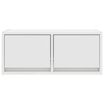 vidaXL Meubles TV 2 Pièces blanc 60x31x25 5 cm bois d'ingénierie