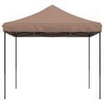 vidaXL Tente de fête Marron 292 x 292 x 315 cm Tissu Oxford