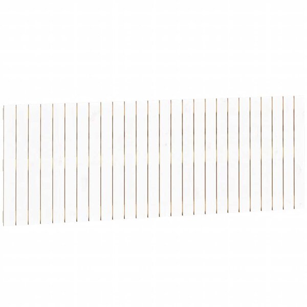vidaXL Tête de lit murale Blanc 166x3x60 cm Bois massif de pin