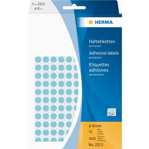 étiquettes multi-usage diamètre: 8 mm bleu HERMA