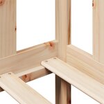 vidaXL Lit de jour avec tiroirs sans matelas 80x200 cm bois massif