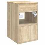 vidaXL Armoire de salle de bain Chêne Sonoma 30 x 35 x 50 cm