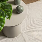 vidaXL Tapis IZA poils courts style scandinave crème 140x200 cm