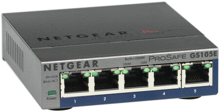 Netgear switch configurable prosafe plus gs105ev2
