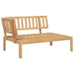vidaXL Salon palette de jardin avec coussins 5Pièces bois d'acacia massif