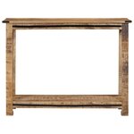 vidaXL Table console 100x35x75 cm bois de manguier massif