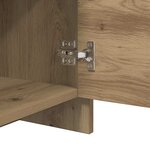 vidaXL Cabinet de chevet chêne artisanal 45 x 34 x 44.5 cm