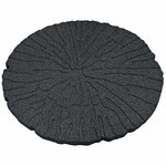 vidaXL Pierre de marchage 6 Pièces Noir Ø 45 x 1 8 cm Caoutchouc