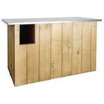 Esschert design nichoir pour hulotte 85 5 x 37 3 x 44 3 cm