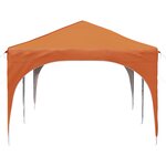vidaXL Tente de fête pop-up 575 x 288 x 245 cm Orange Tissu Oxford