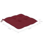 vidaXL Chaises pliables d'extérieur lot de 8 et coussins Bois d'acacia