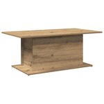 vidaXL Table basse chêne artisanal 102x55 5x40 cm bois d'ingénierie