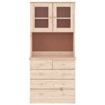vidaXL Buffet ALTA 77x35x165 cm bois massif de pin
