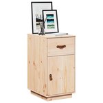 vidaXL Armoire de bureau 40x50x75 cm Bois massif de pin