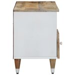 vidaXL Meuble TV 100x33 5x46 cm bois massif de manguier