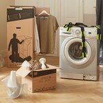 Pack and Move - Lot 50 cartons déménagement stockage livres - 40 x 30 x 30 cm - Poignées renforcées - 3 adhésifs offerts