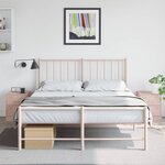 vidaXL Tables de chevet 2 Pièces rose 34 5x39x44 cm acier