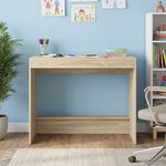 vidaXL Bureau de lit Chêne Sonoma Bois d'ingénierie 100 x 45 x 75 cm