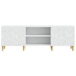 vidaXL Meuble TV 150 x 31 x 50 cm Blanc Bois d'ingénierie