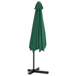 vidaXL Parasol d'extérieur avec mât en acier 300 cm Vert