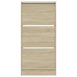 vidaXL Armoire à chaussures chêne sonoma 60x21x125 5cm bois ingénierie