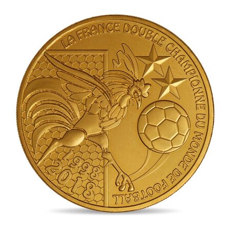 Mini médaille Monnaie de Paris 2018 - XXième coupe du monde de football  en Russie