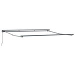 vidaXL Auvent Rétractable Bleu Marine 400x300 cm