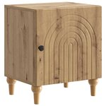 vidaXL Cabinet de chevet 2 pc Chêne artisanal 43 x 34 5 x 50 cm