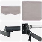 vidaXL Auvent rétractable électrique 3 x 2 5 m
