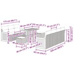 vidaXL Ensemble de canapé de jardin avec coussin 10 Pièces Gris