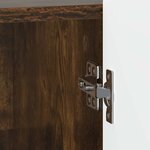 vidaXL Cabinet de chevet Chêne fumé 43 x 34 5 x 52 cm
